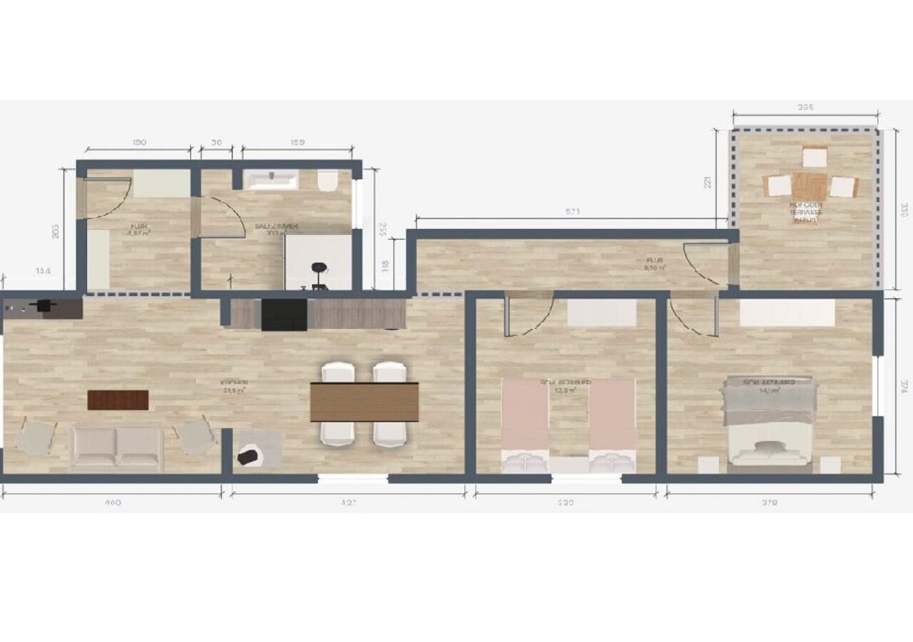 Grundriss Wohnung Spinnaker