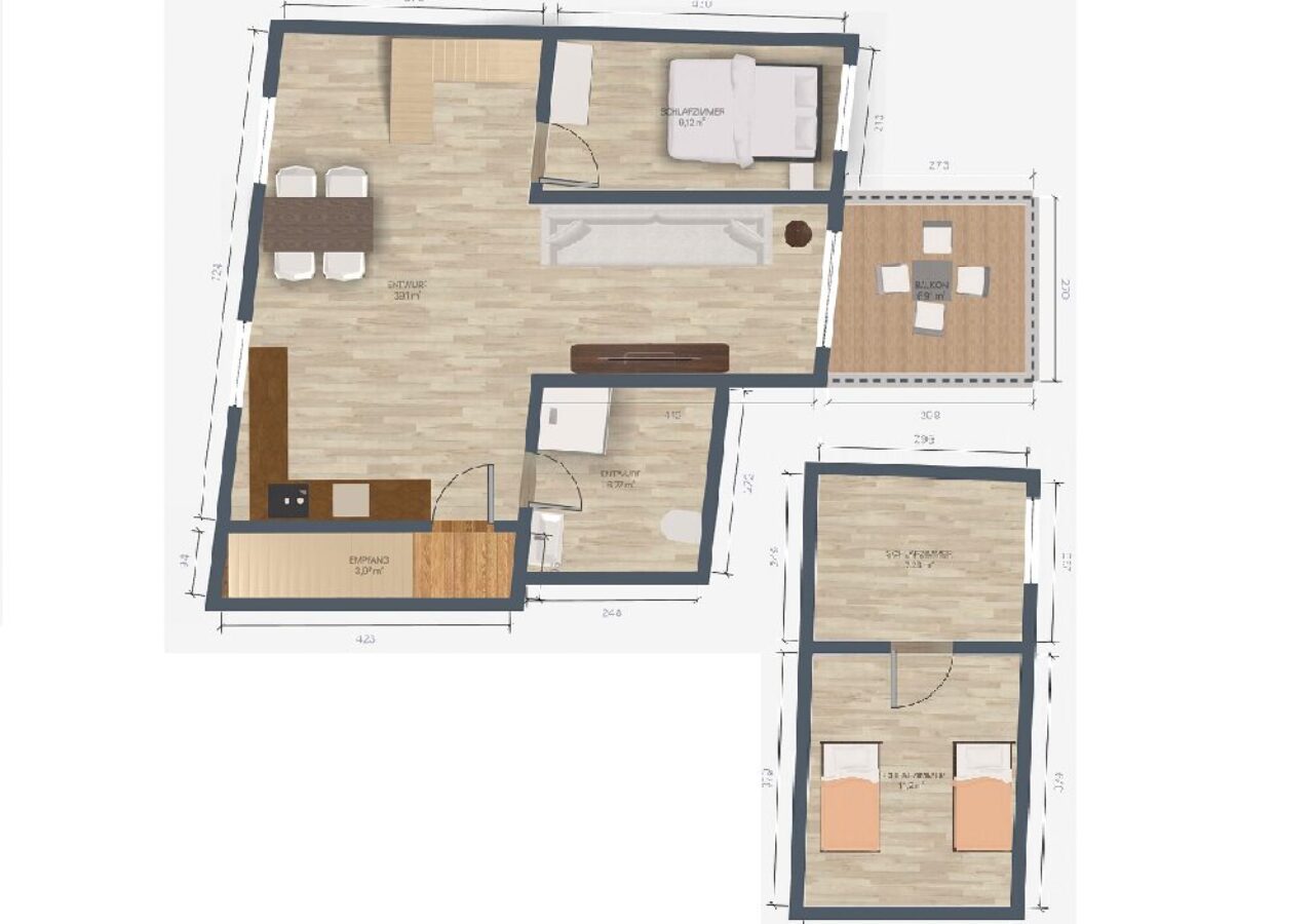 Grundriss Wohnung Toplicht