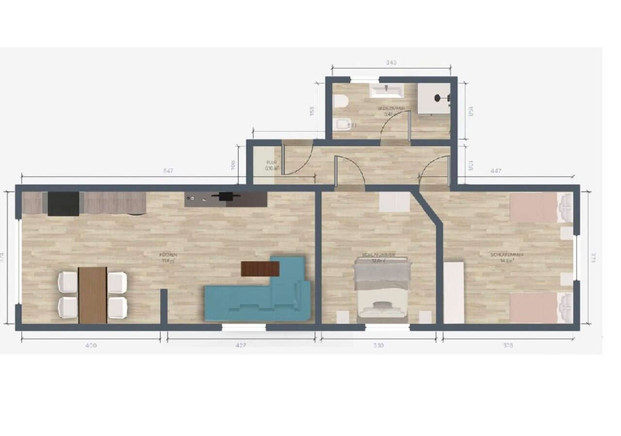 Grundriss Wohnung Unterliek