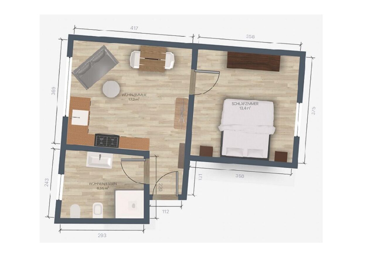Grundriss Wohnung Bullauge